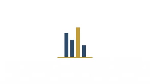 Bars symbol icon animation video