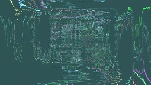 Glitch Datamoshing abstrakter Hintergrund