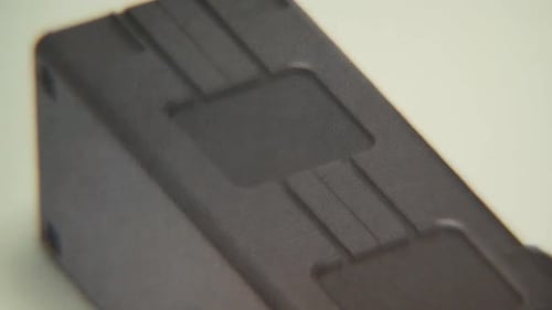 video of a drone battery charger, close up shot