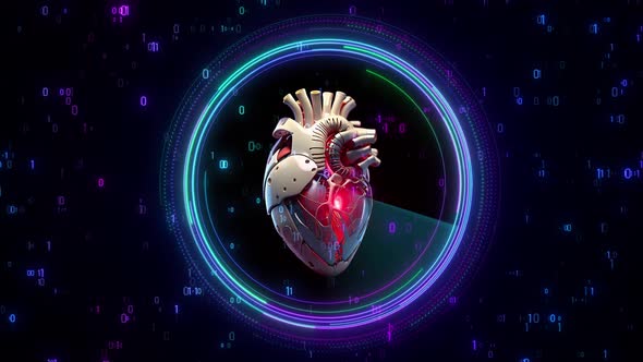 3d Heart Beating Animation. Heart Pulsing Animation, Medical Heart ...
