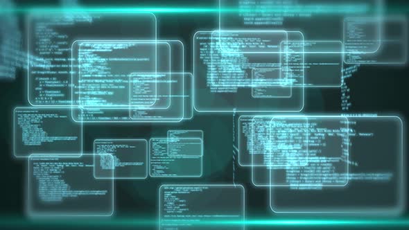 Programming code. Programming language strings. Programming concept ...