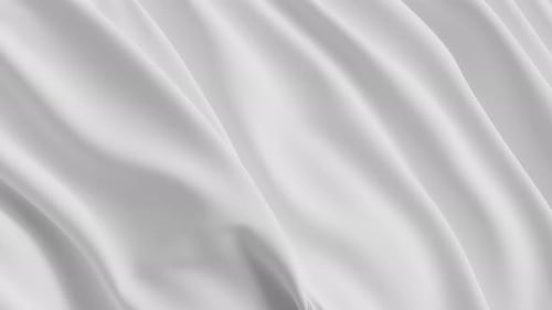 Abstract White Cloth Flowing Diagonally
