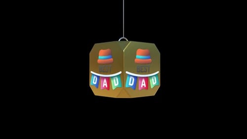 Hanging Golden Box with DAD Banner Animation