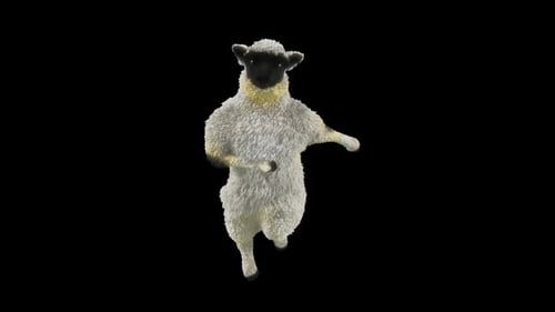 Cute Blackface Sheep Dancing 3D Animated Video