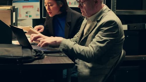 Business Team Working Together at Office Desk
