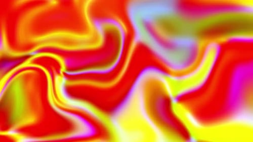 Animation d'arrière-plan colorée abstraite en boucle transparente avec dégradé torsadé