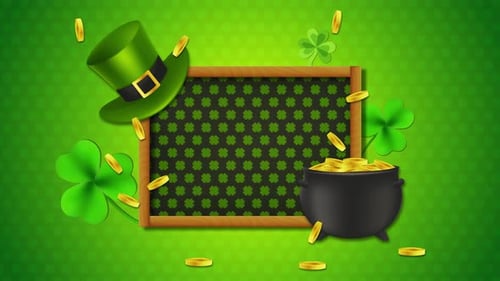 Saint Patrick Day Background Loop