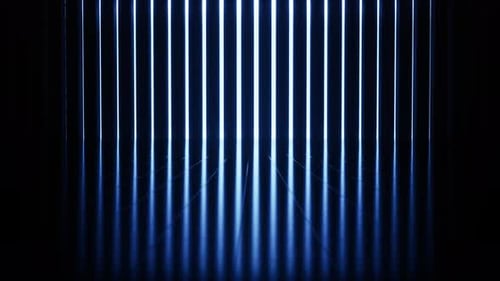 Flood Lights Disco Background With Vertical Lines And Strips