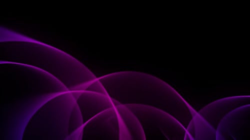 Abstract Flowing Light Waves in Purple and Pink