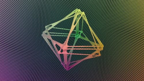 Colorful streaming background