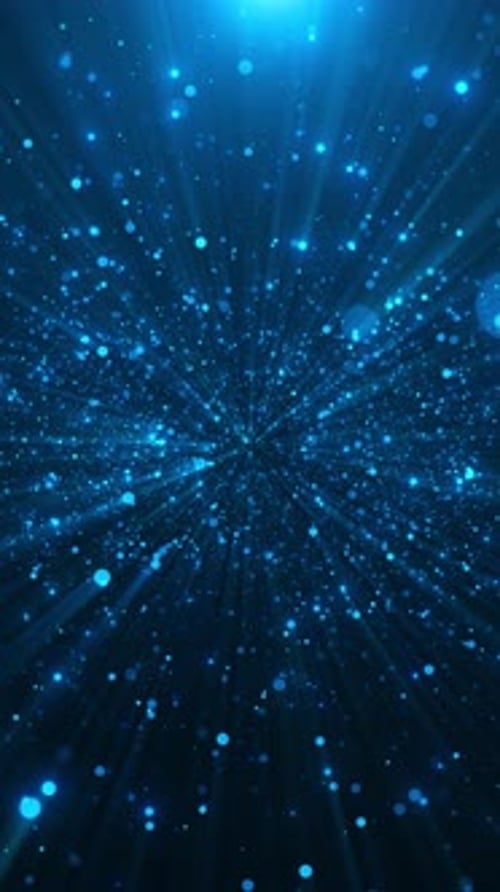 Abstrakte Cyber-Big-Data-Flow-Partikel. Flow Künstliche Intelligenz mit Linienvisualisierung. Blockieren