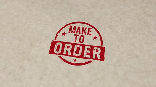 Make to order stamp and stamping