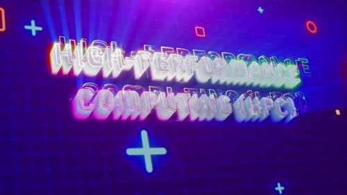 Hintergrund zur digitalen Technologie von High Performance Computing (HPC)