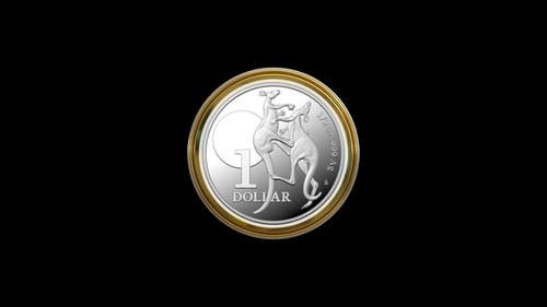 Old Coin Circle Loop Animation