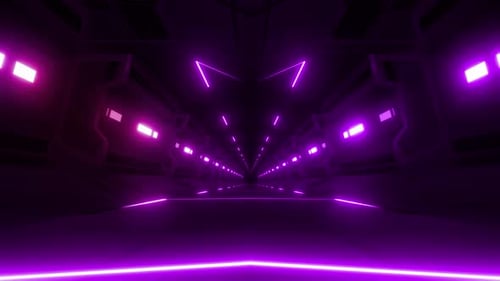 Pink Neon Tunnel