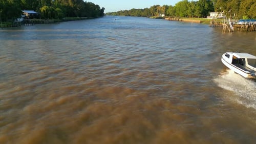 Jungle Boat Ride - Aerial View
