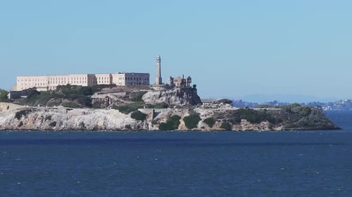 Alcatraz Island At San Francisco In California United States Nature Island Prison