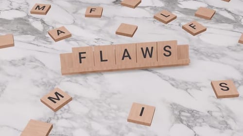 Flaws word on scrabble