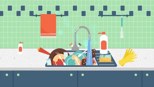 Washing Dishes