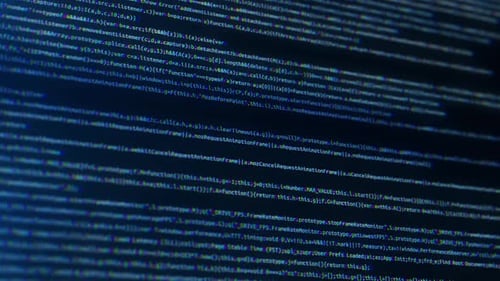 Digital transformation Binary code Programming Computer script.