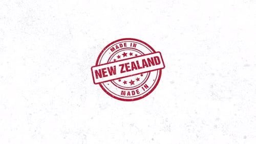 Made In New Zealand Rubber Stamp