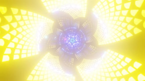 Pulsating Techno Music Background VJ Loop