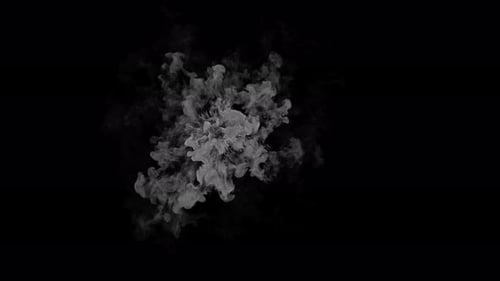 Dramatic Fluid Smoke Explosion Reveal Transition