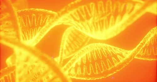 Exploring the Vibrant Architecture of DNA in a Stunning Digital Landscape