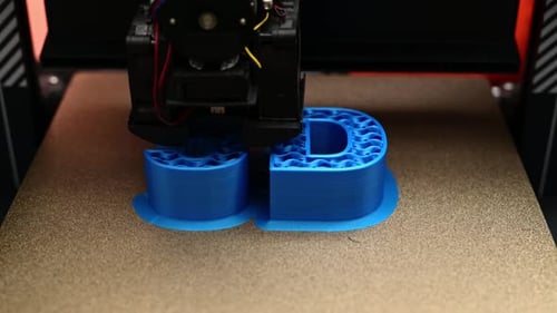 3D Sign Printed With 3D Printer