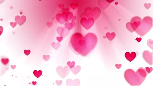 Loop-Hintergrund mit Herzmotiv zum Valentinstag