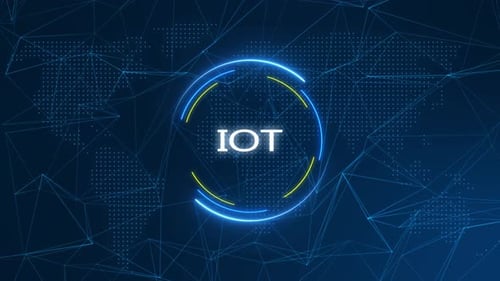 Futuristic Neon Glowing Circle Text Reveal