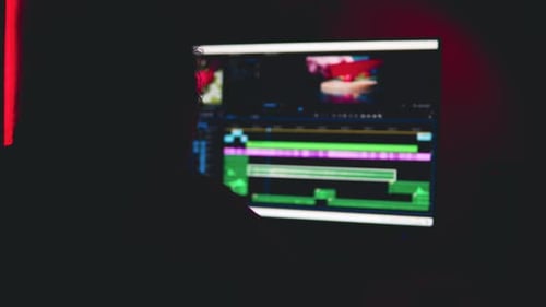 Girl Is Making Video Editing