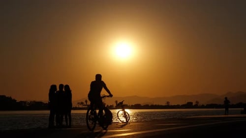 Sunset on the Embankment