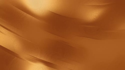 Golden Fluid Metal Waves Motion Background Loop