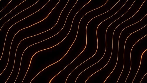 Orange Distorted Lines Background