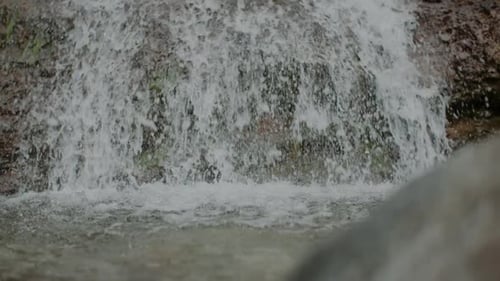 Beautiful Waterfall Fresh Water Cascade Nature