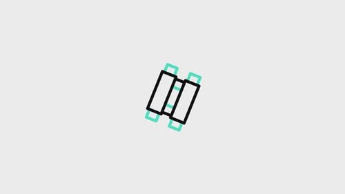 Minimalist Geometric Rectangle Bars Animation