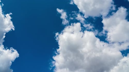 Movement Of Clouds In The Sky