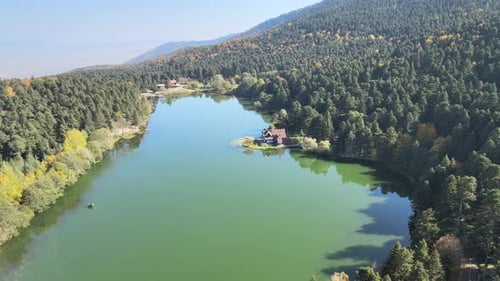 Bolu Golcuk lake national park Turkey