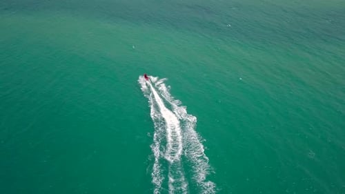 Jet Ski Ride on the Ocean Waters