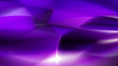 Abstract Fluid Purple Motion Background with Glowing Elements