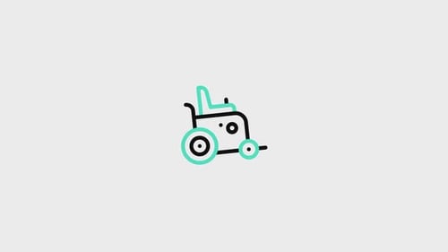 Wheelchair Animated Icon V4