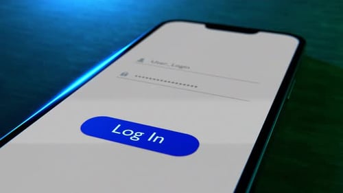 Entering password on computer. 8 digit parole.