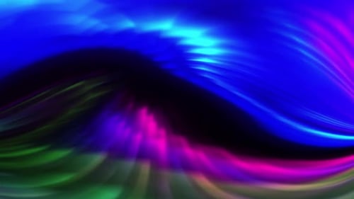 Dynamic Fluid Neon Light Waves Abstract Background