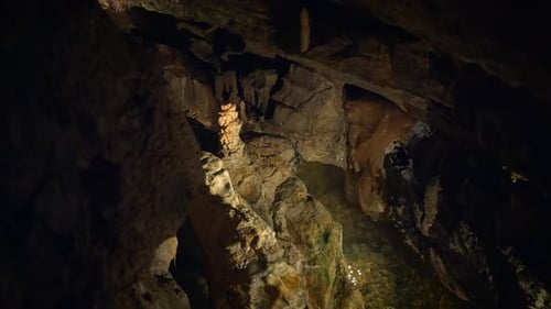 The Mysterious and Enigmatic Cave Structure Featuring Stunning Natural Rock Formations