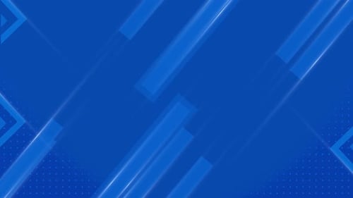 Animated Blue Geometric Lines Corporate Background Loop