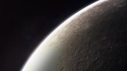 Realistic Rotating Planet in Deep Space