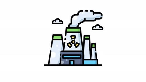 Nuclear Plant Animation