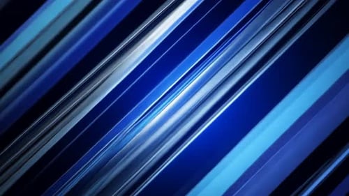Diagonal Blue and White Stripes