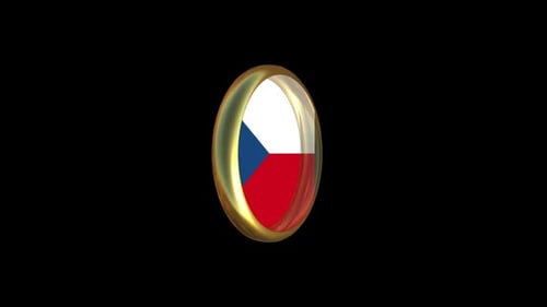 Czechia Flag Animation